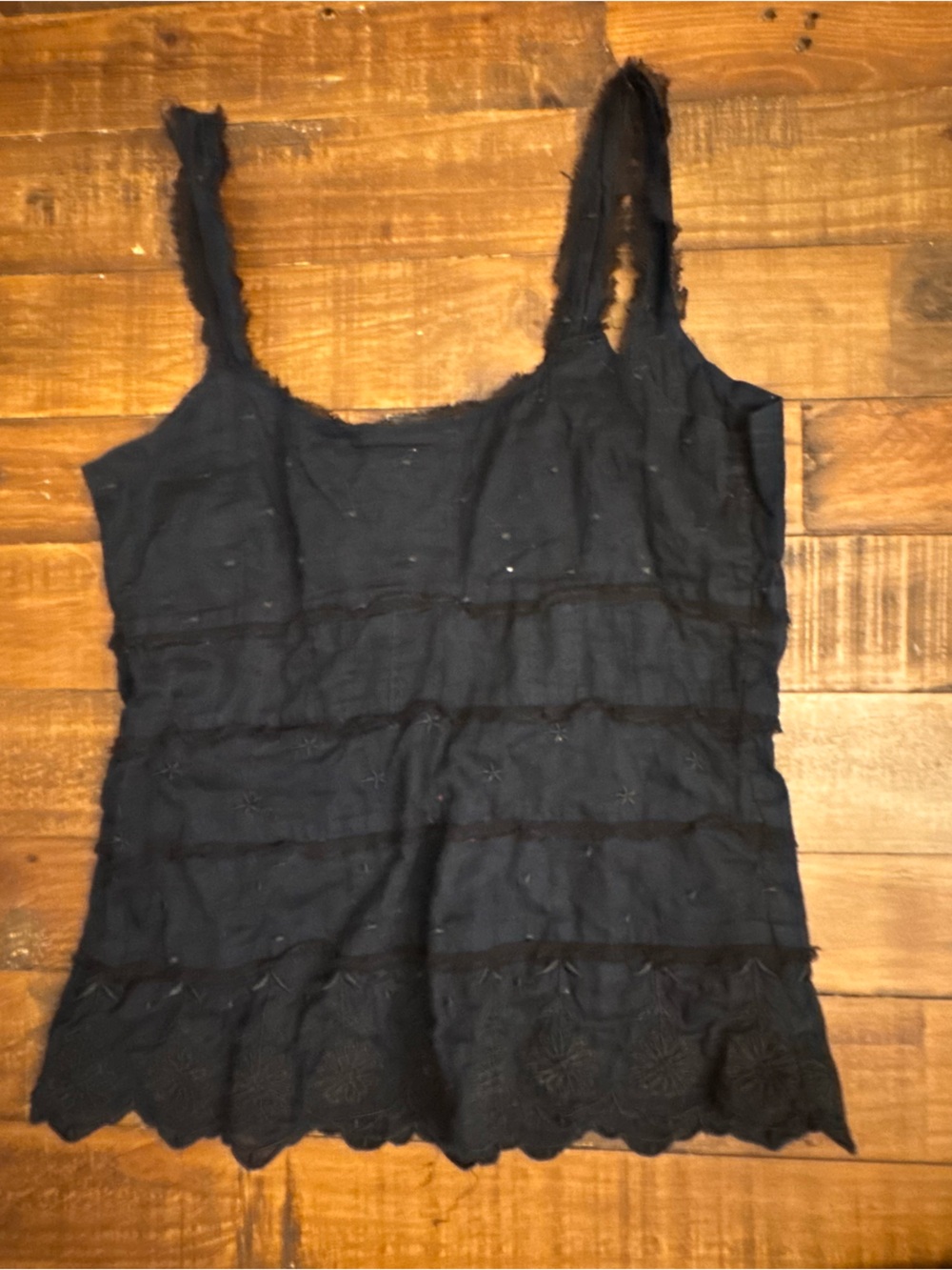ANTHRO| ODILLE Vintage Eyelet Camisole